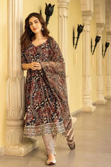 Hand block GotaPatti Cotton Suit Set with Dupatta Hand block GotaPatti Cotton Suit Set with Dupatta